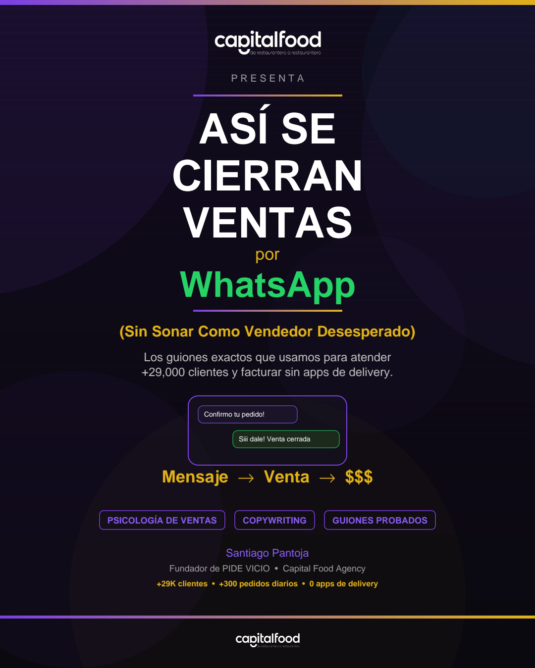 Guía WhatsApp para Restaurantes + BONO Manual 300 Pedidos de mi restaurante